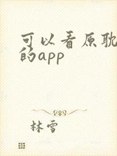 可以看原耽小说的app