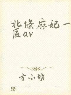北条麻妃一区二区av封面