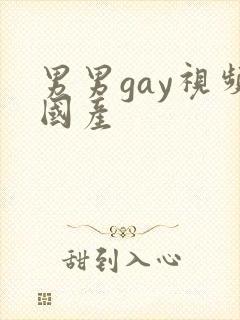 男男gay视频国产