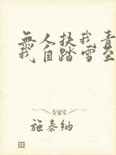 无人扶我青云志我自踏雪至山巅出自