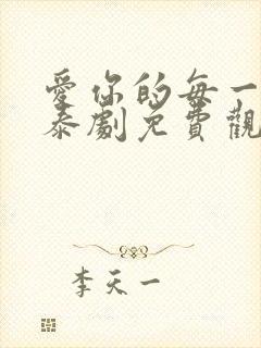 爱你的每一个我泰剧免费观看