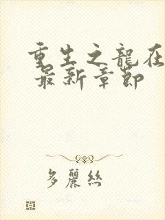 重生之龙在都市 最新章节