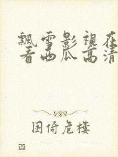 飘雪影视在线观看西瓜高清免费封面