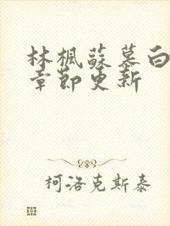 林枫苏慕白最新章节更新封面