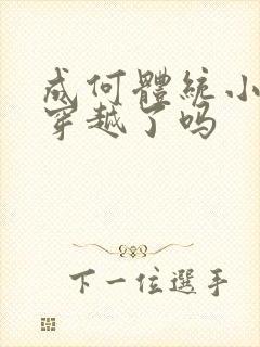 成何体统小太子穿越了吗