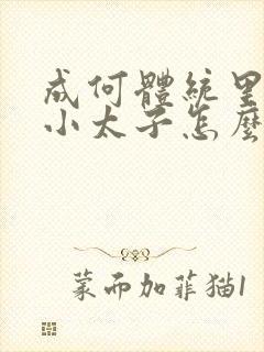 成何体统里面的小太子怎么来的