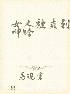 女人被爽到高潮呻吟