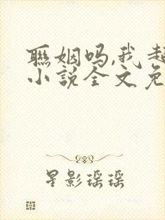 联姻吗,我超甜小说全文免费阅读封面