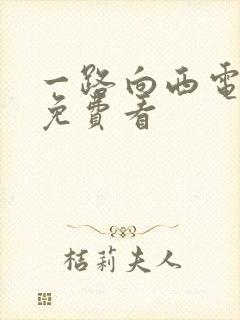 一路向西电视剧免费看