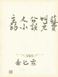 主人公叫苏十二的小说免费阅读