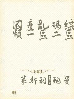 国产乱码综合视频一区二区封面