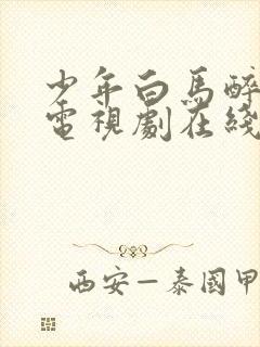 少年白马醉春风电视剧在线免费看