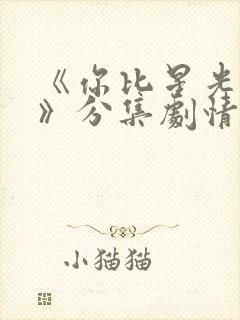 《你比星光美丽》分集剧情封面