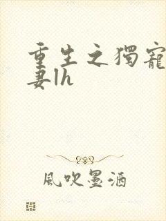 重生之独宠小男妻lh