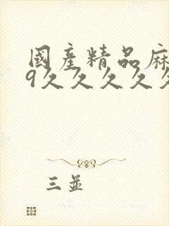 国产精品麻豆99久久久久久