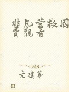 非凡营救国语免费观看