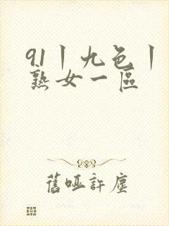 91丨九色丨老熟女一区