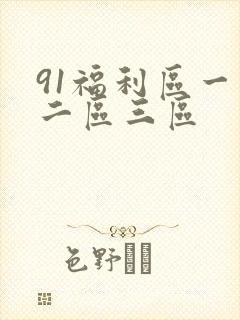 91福利区一区二区三区
