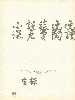 小说苏晚晚陆言深免费阅读