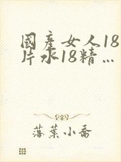 国产女人18毛片水18精…