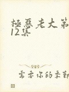 极恶老大第二季12集