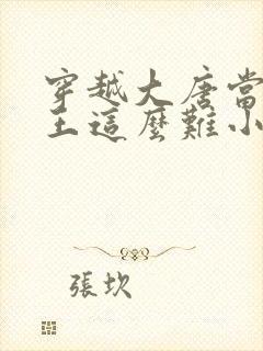 穿越大唐当个闲王这么难小说