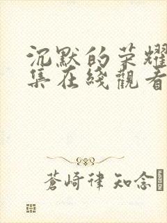 沉默的荣耀39集在线观看