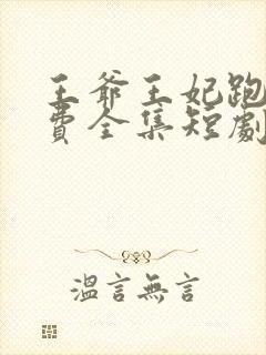 王爷王妃跑了免费全集短剧封面