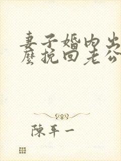 妻子婚内出轨怎么挽回老公