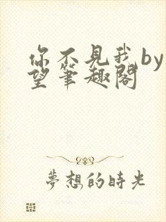 你不见我by在望笔趣阁