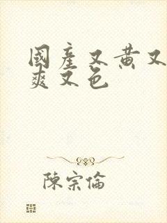 国产又黄又潮又爽又色封面