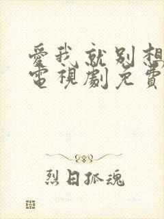 爱我就别想太多电视剧免费观看全集