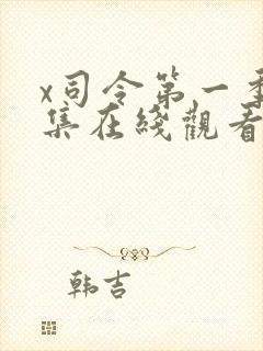 x司令第一季全集在线观看完整版真人