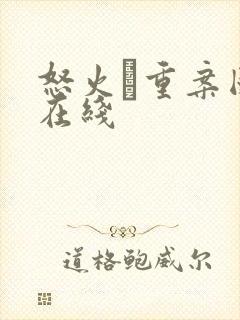 怒火·重案国语在线