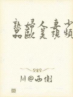 熟妇人妻少妇精品欧美视频封面