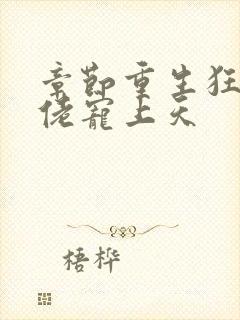 章节重生狂妻大佬宠上天