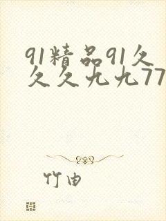 91精品91久久久九九77777封面