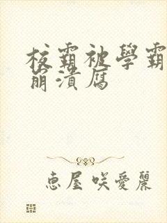 校霸被学霸玩到崩溃腐