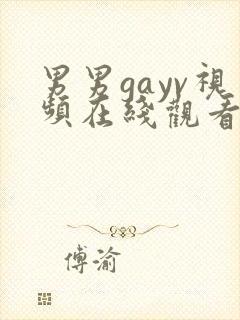 男男gayv视频在线观看
