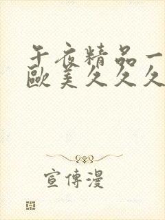 午夜精品一二三欧美久久久