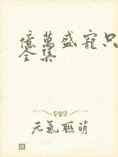 亿万盛宠只为你全集封面