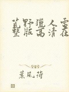 荒野猎人电影完整版高清在线观看封面