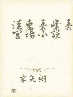 汉东秦峰秦振东官场小说