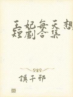 王妃每天想和离短剧合集