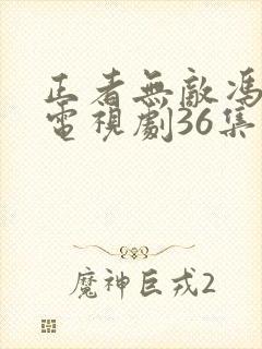 正者无敌冯天魁电视剧36集全