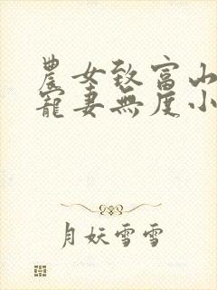 农女致富山里汉宠妻无度小说