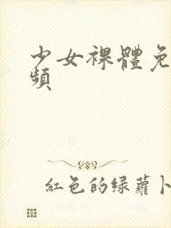 少女裸体免费视频