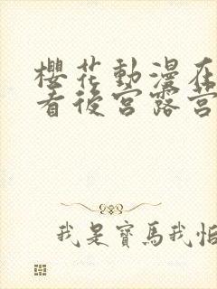 樱花动漫在线观看后宫露营