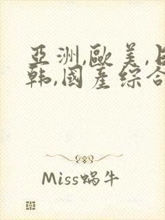 亚洲,欧美,日韩,国产综合