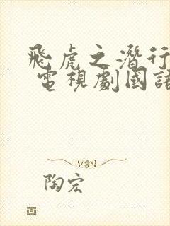 飞虎之潜行极战 电视剧国语